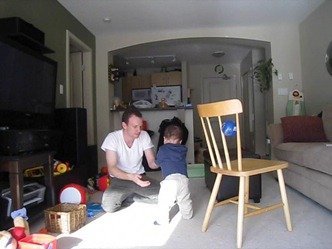 Ryan takes his first steps!