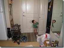..hide and seek, playing in boxes and new pjs