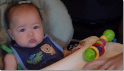 Trying solids for the first time