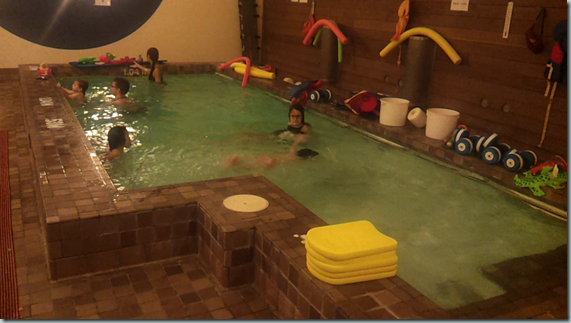 Ryan loves swimming