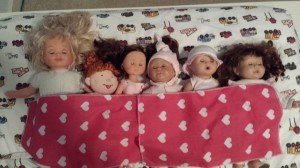 Madeline and her dollies