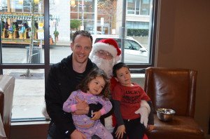 Santa on campus!