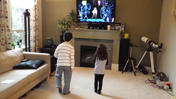 Our kids love Dance Dance Revolution